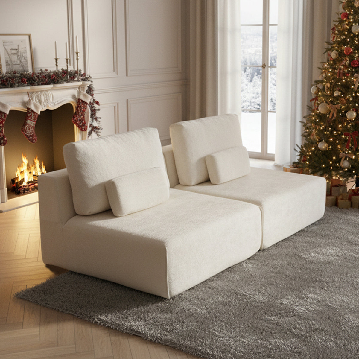 AIMSTYTO Modular Sectional Sofa Couch