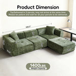 108" Modular Sectional Sofa L-Shape Chaise