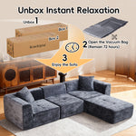 108" Modular Sectional Sofa L-Shape Chaise