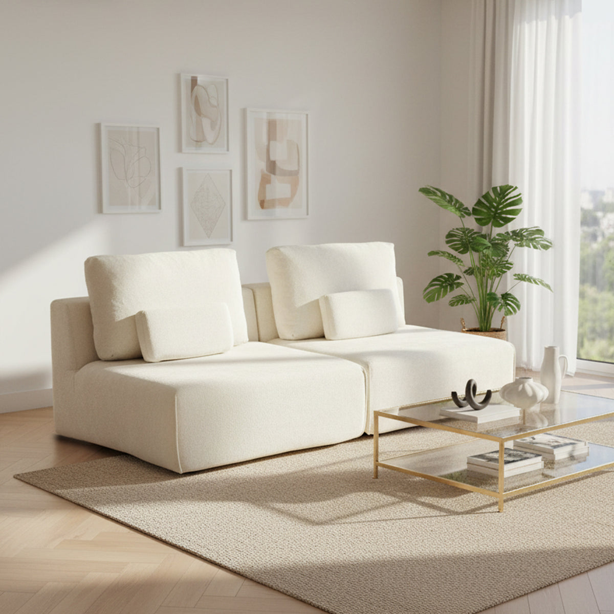 AIMSTYTO Modular Sectional Sofa Couch
