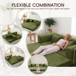 AIMSTYTO 5-in-1 Convertible Folding Sofa Bed