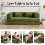 AIMSTYTO 5-in-1 Convertible Folding Sofa Bed