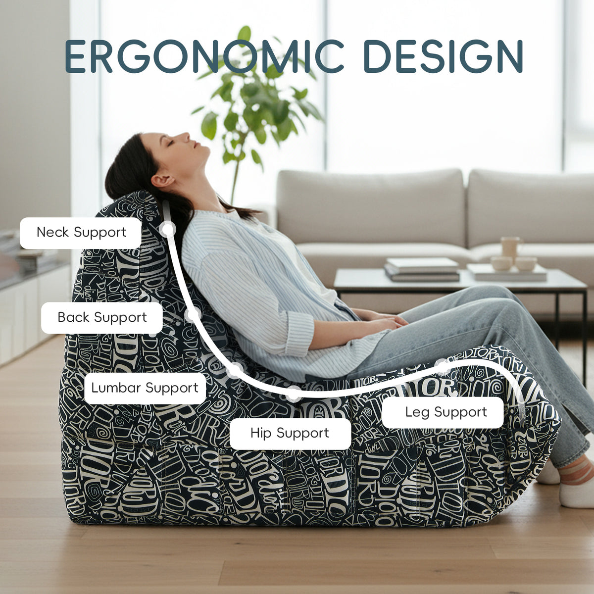 AIMSTYTO Bean Bag Chair