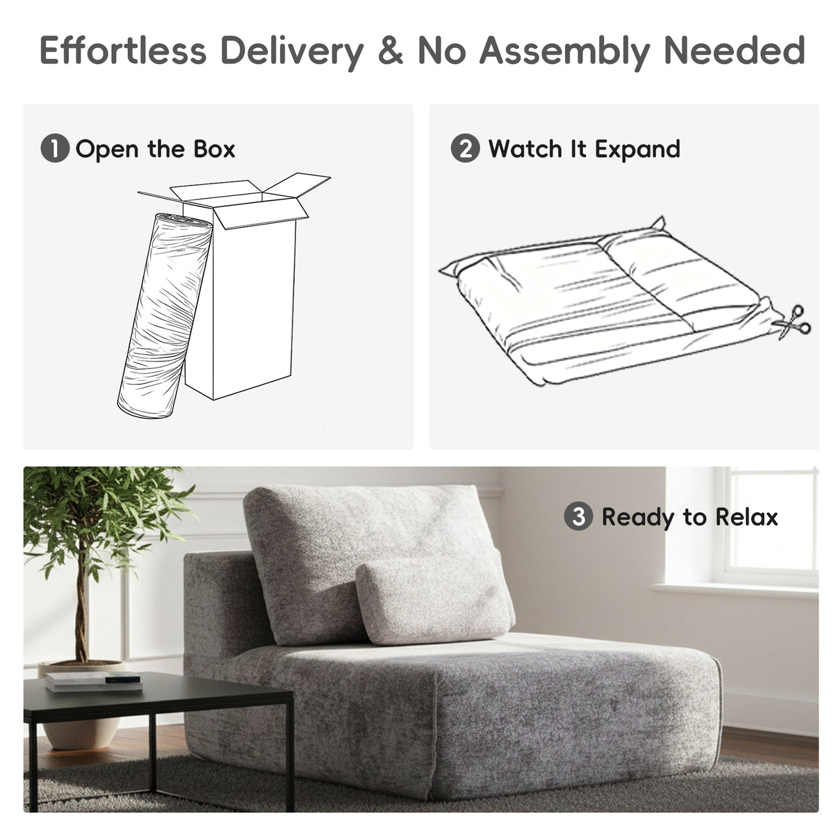 AIMSTYTO Modular Sectional Sofa Couch