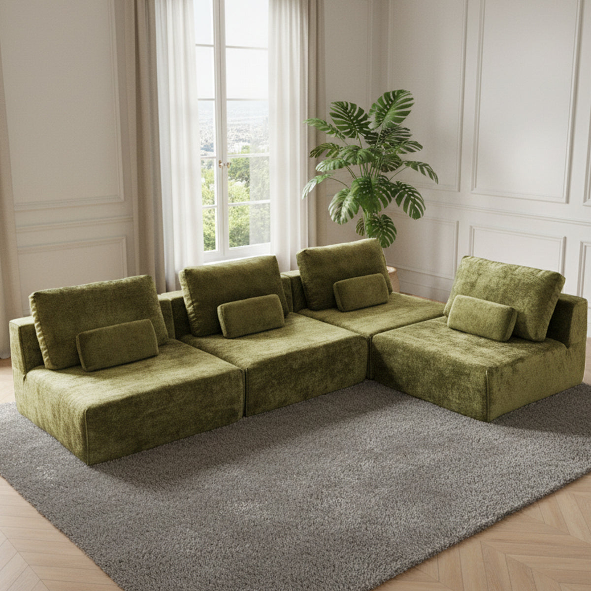 AIMSTYTO Modular Sectional Sofa Couch