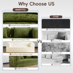 AIMSTYTO 5-in-1 Convertible Folding Sofa Bed