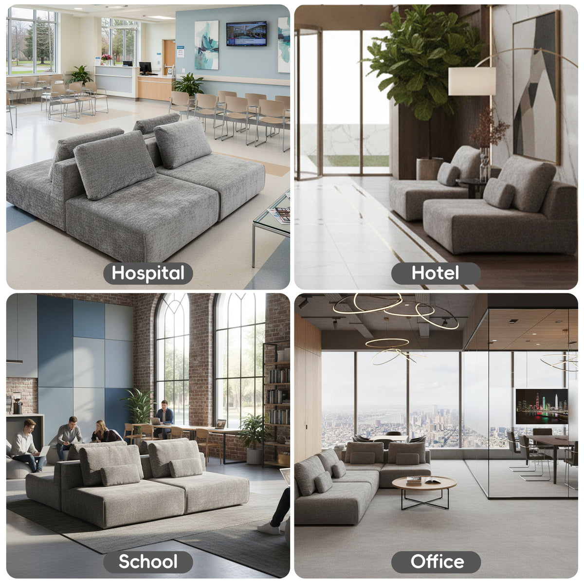AIMSTYTO Modular Sectional Sofa Couch