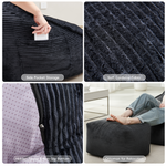 Cloud Bean Bag Chair with Ottoman for Adults