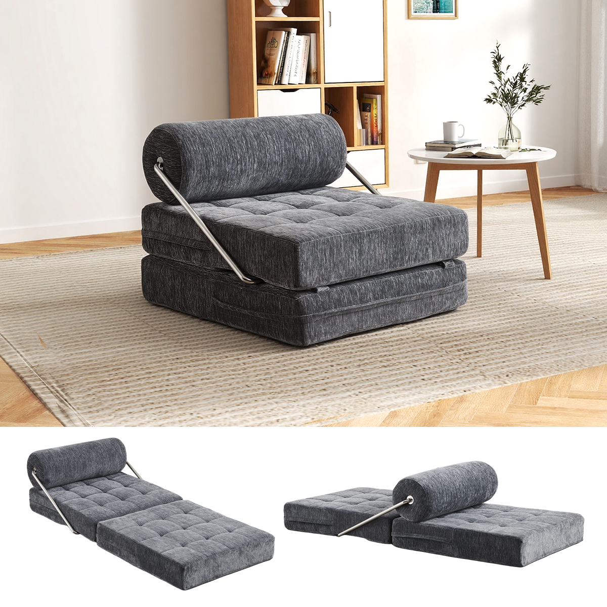 4-in-1 Folding Sofa Bed